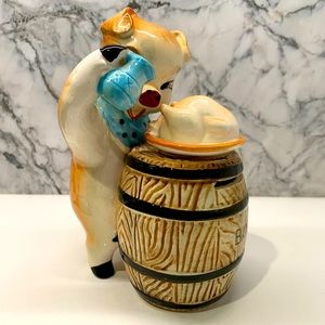Vintage ceramic piggy bank.